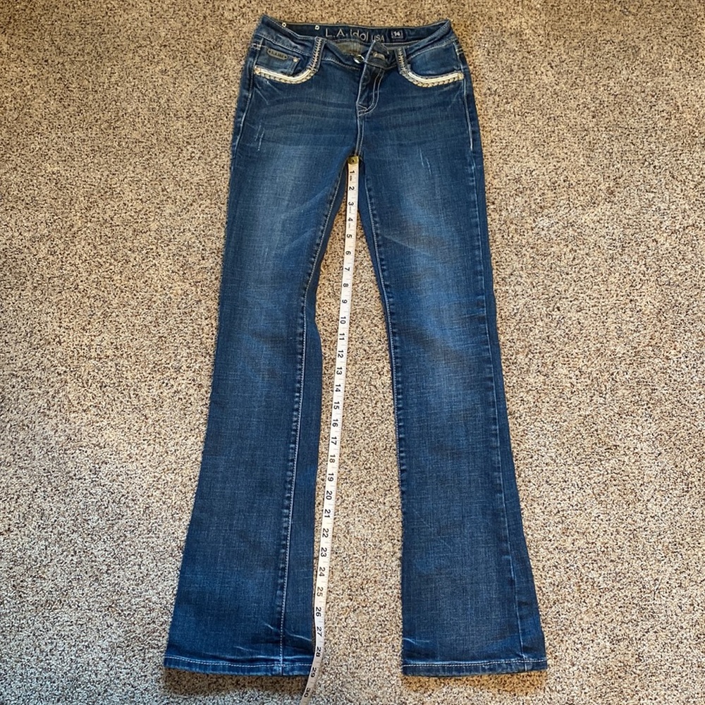 LA Idol Jeans. Great condition. Girls size 14 - Picture 2 of 4